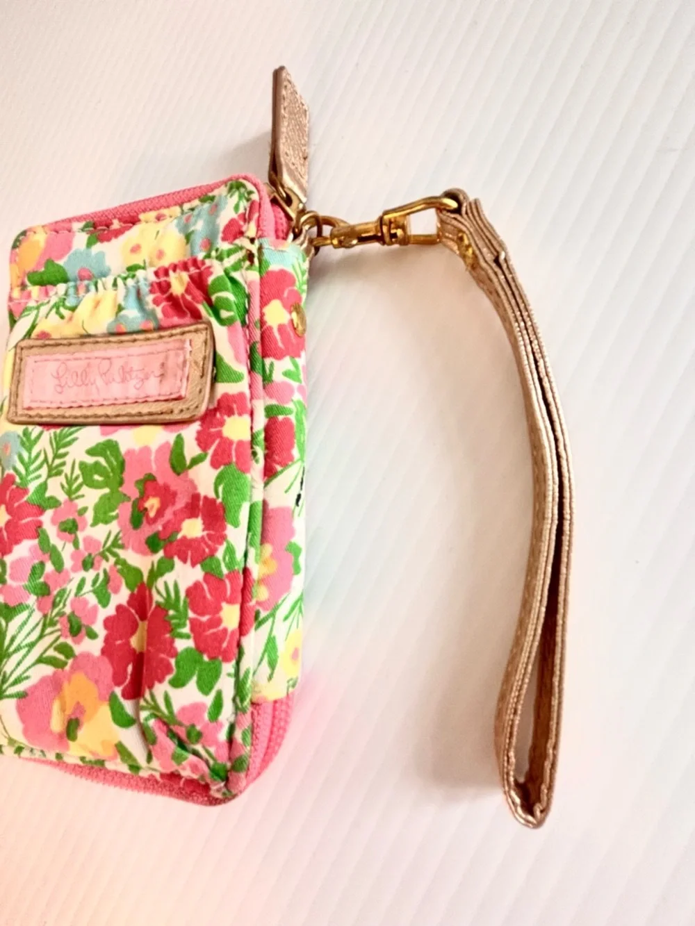 Lilly Pulitzer Wristlet Wallet Floral Preppy